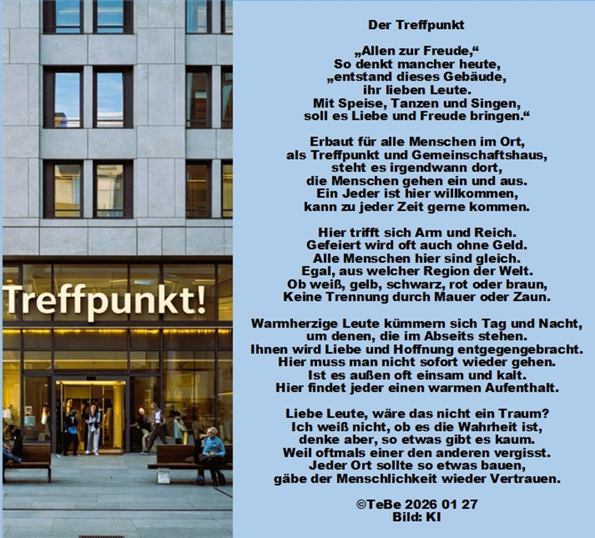 Bildgedicht: Treffpunkt