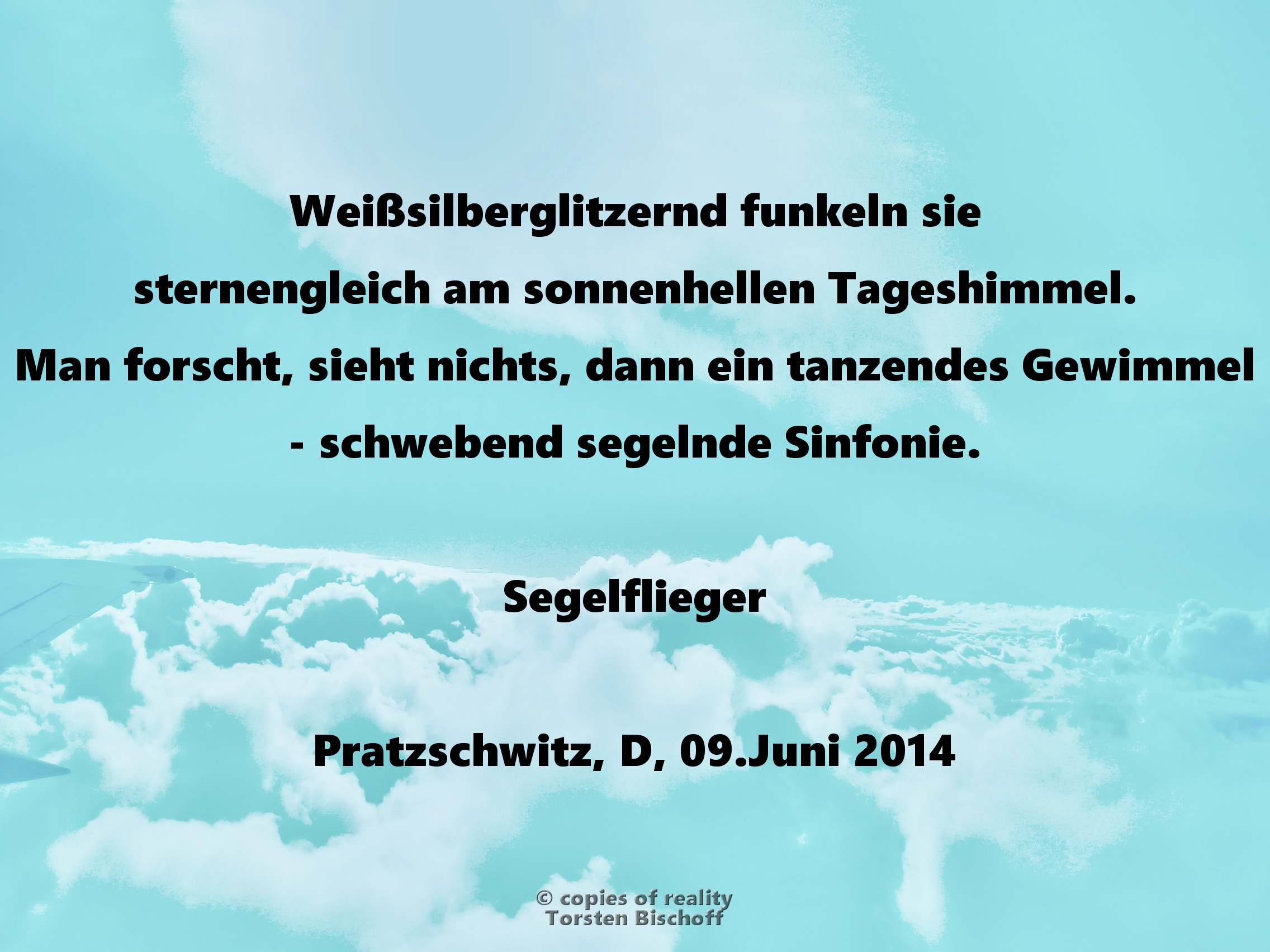 Bildgedicht: Segelflieger