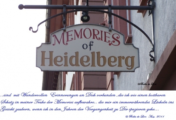 Bildgedicht: Memories of you