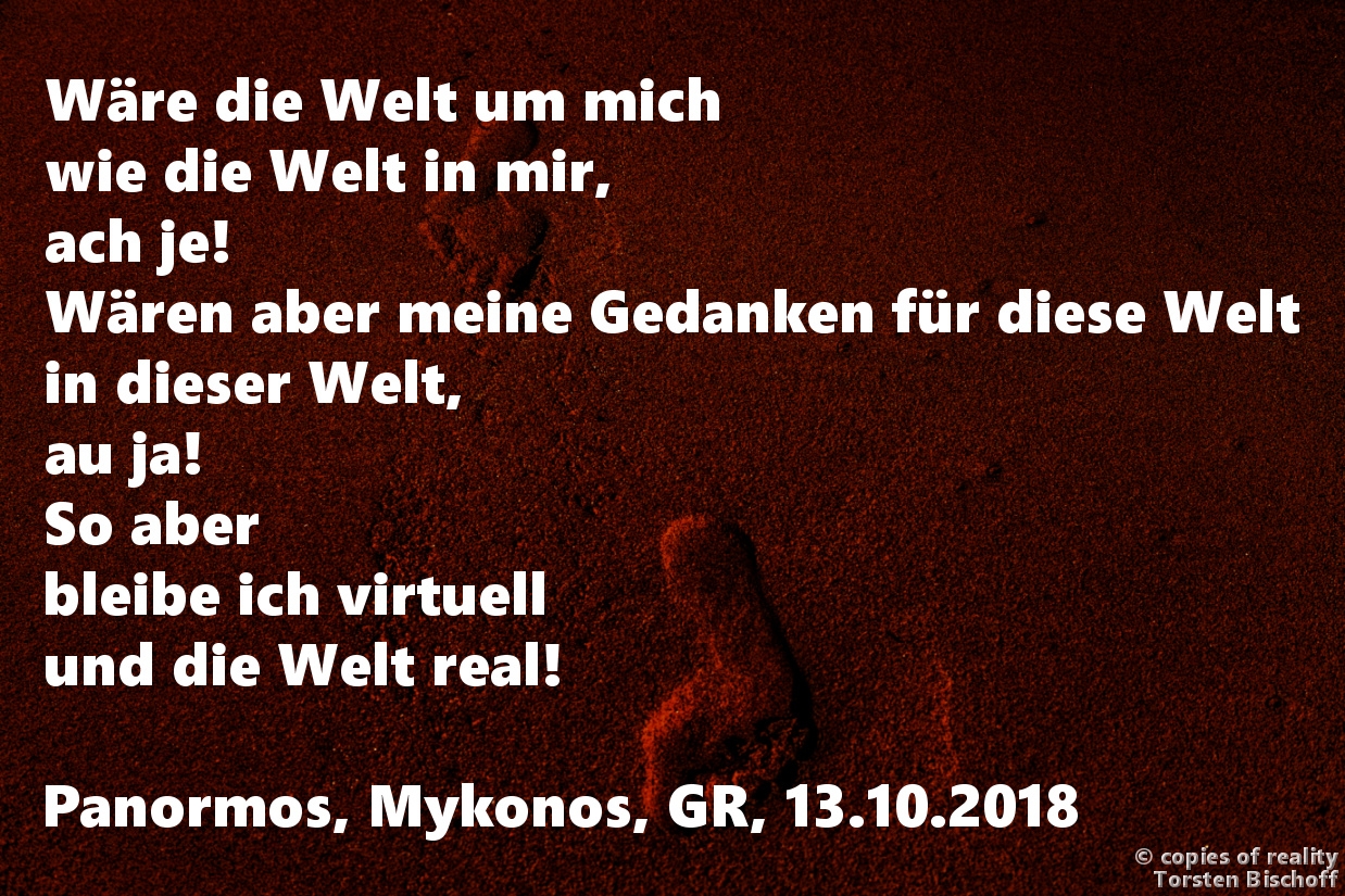 Bildgedicht: Gedanken