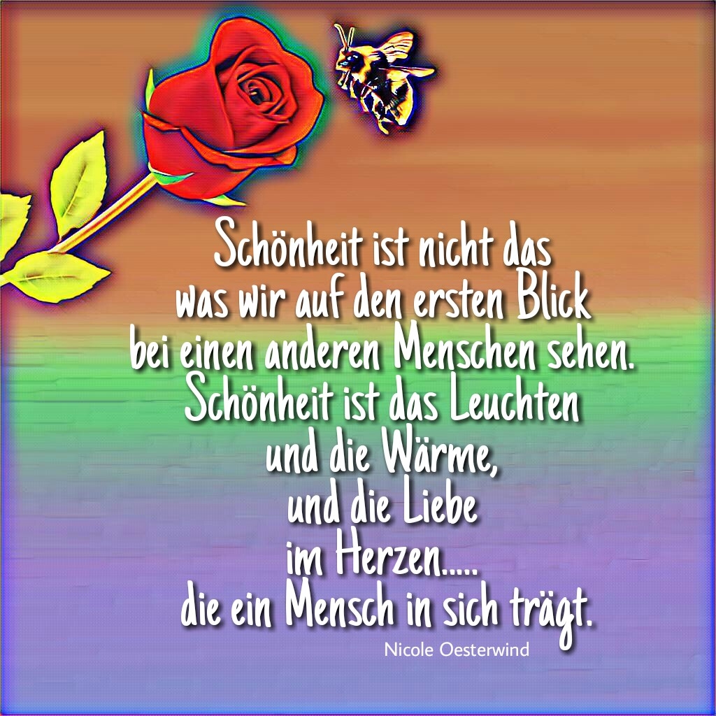Bildgedicht: Schönheit ist...