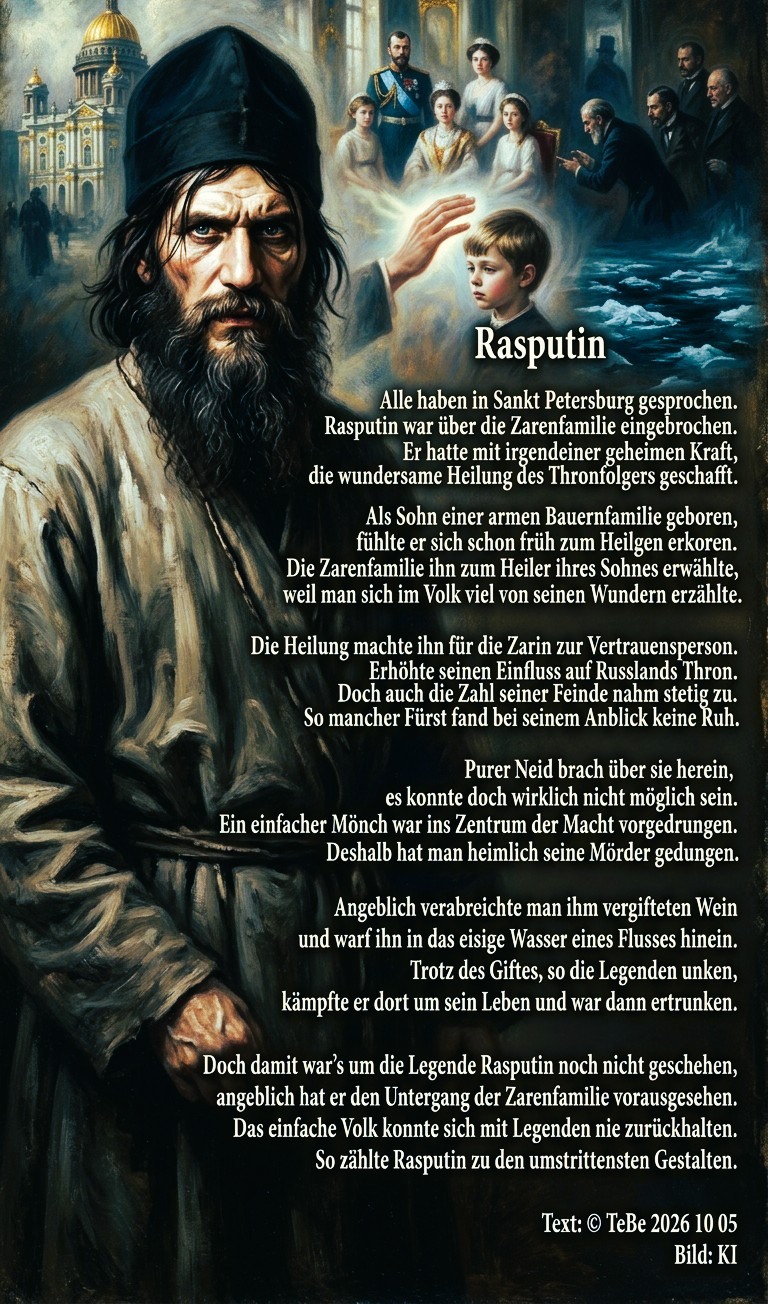 Bildgedicht: Rasputin