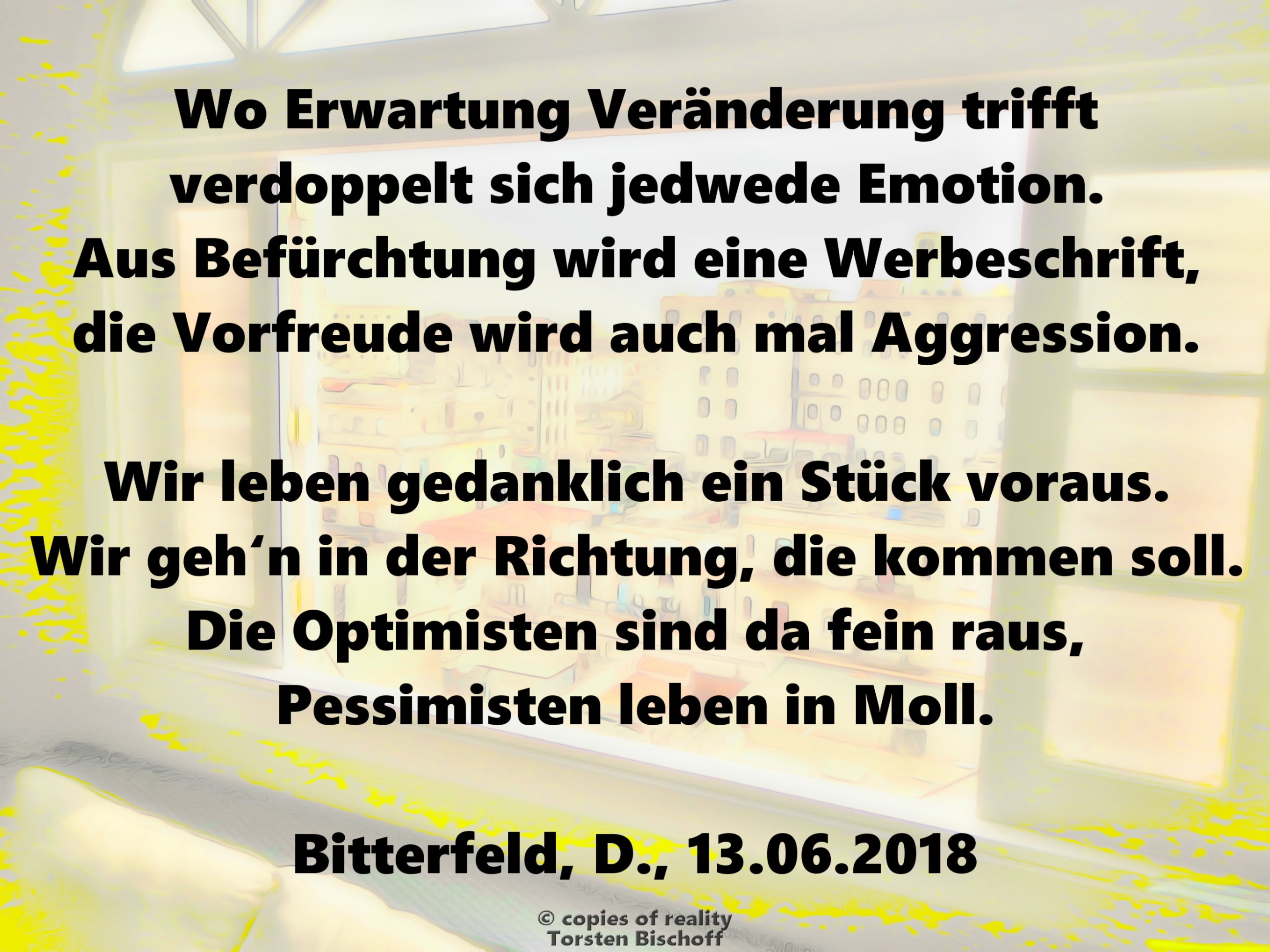 Bildgedicht: Erwartungen