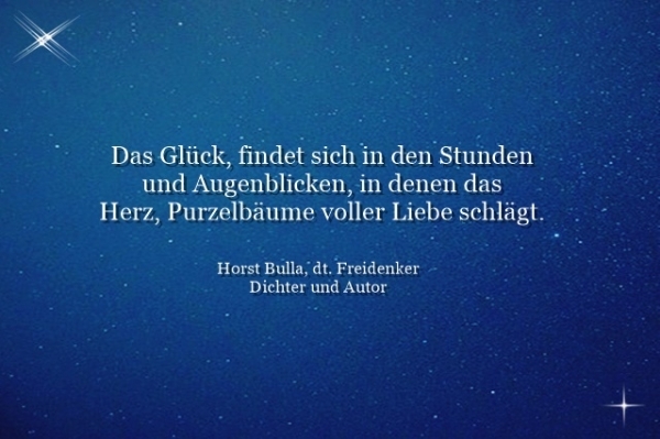 Bildgedicht: Das Glück findet sich