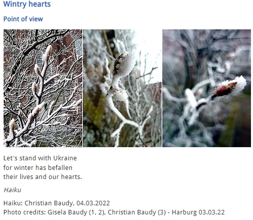 Bildgedicht: Wintry hearts