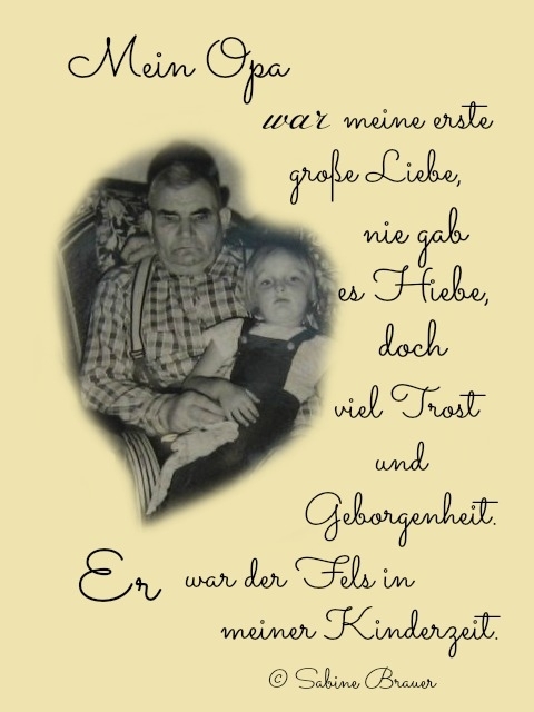 Bildgedicht: Mein Opa