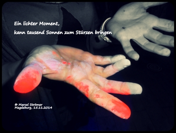 Bildgedicht: Spruch | Ein lichter Moment