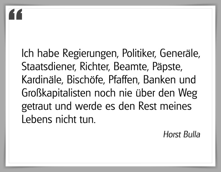 Bildgedicht: "Ich habe Regierungen noch nie über den Weg getraut"