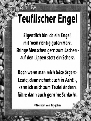 Vorschau Bildgedicht: Teuflischer Engel