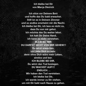 Vorschau Bildgedicht: Ich bleibe bei Dir