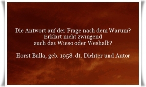 Vorschau Bildgedicht: Die Antwort auf der Frage nach dem Warum