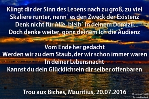 Vorschau Bildgedicht: Sinn oder Zweck