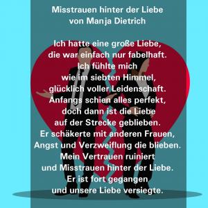 Vorschau Bildgedicht: Misstrauen hinter der Liebe 