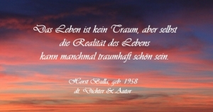 Vorschau Bildgedicht: Das Leben ist kein Traum