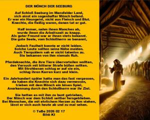 Vorschau Bildgedicht: Der M&ouml;nch der Seeburg