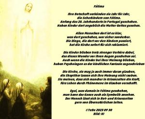 Vorschau Bildgedicht: F&aacute;tima