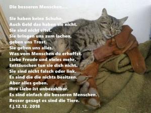 Vorschau Bildgedicht: Die besseren Menschen..