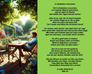 Vorschau Bildgedicht: In Gedanken versunken
