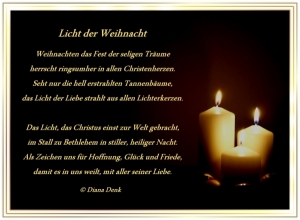 Vorschau Bildgedicht: Licht der Weihnacht