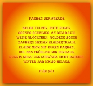 Vorschau Bildgedicht: Farben der Freude