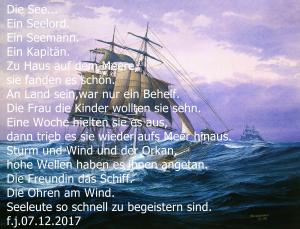 Vorschau Bildgedicht: Die See.....