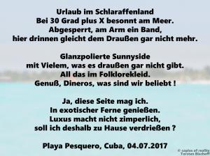 Vorschau Bildgedicht: Schlicht Urlaub