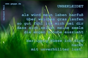 Vorschau Bildgedicht: unbekleidet