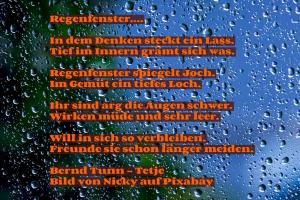 Vorschau Bildgedicht: Regenfenster...