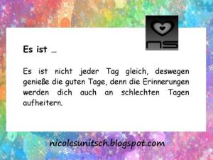 Vorschau Bildgedicht: Spruch - Es ist ...