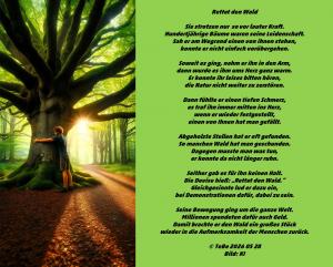 Vorschau Bildgedicht: Rettet den Wald