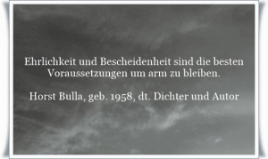 Vorschau Bildgedicht: Ehrlichkeit und Bescheidenheit