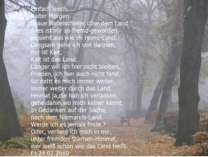 Vorschau Bildgedicht: Einfach wech