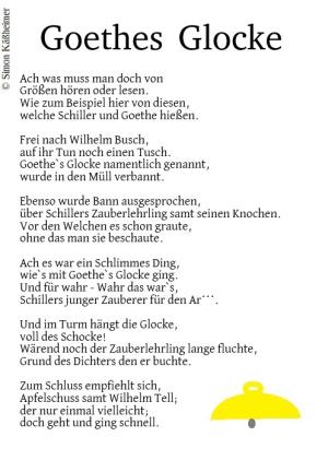 Vorschau Bildgedicht: Goethe`s Glocke 