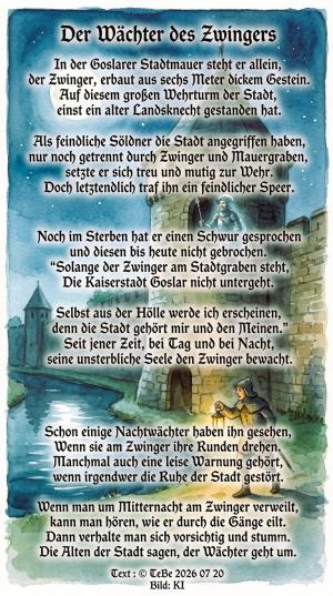Vorschau Bildgedicht: Der W&auml;chter des Zwingers