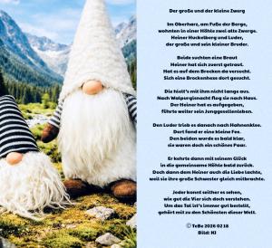 Vorschau Bildgedicht: Der gro&szlig;e und der kleine Zwerg