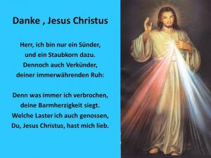 Vorschau Bildgedicht: Danke, Jesus Christus