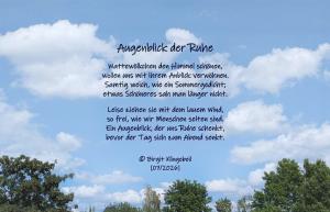 Vorschau Bildgedicht: Wattew&ouml;lkchen