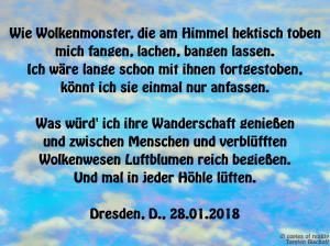 Vorschau Bildgedicht: Wolkenwesen