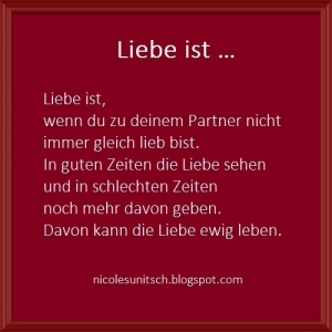 Vorschau Bildgedicht: Liebe ist.....