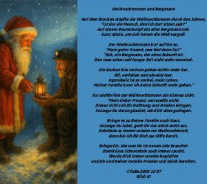 Vorschau Bildgedicht: Weihnachtsmann und Bergmann