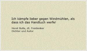 Vorschau Bildgedicht: Ich kämpfe lieber gegen Windmühlen