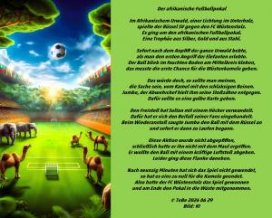 Vorschau Bildgedicht: Der afrikanische Fu&szlig;ballpokal