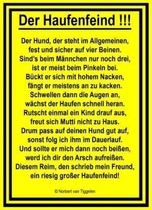 Vorschau Bildgedicht: Der Haufenfeind