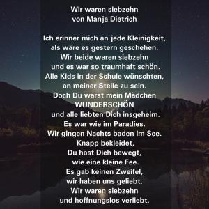 Vorschau Bildgedicht: Wir waren siebzehn 