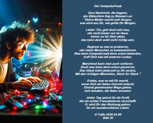 Vorschau Bildgedicht: Der Conputerfreak