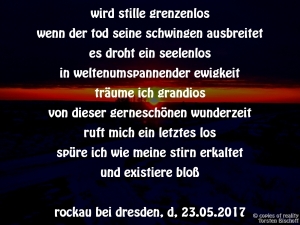 Vorschau Bildgedicht: "existenz"