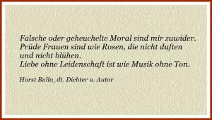 Vorschau Bildgedicht: Falsche oder geheuchelte Moral sind mir zuwider