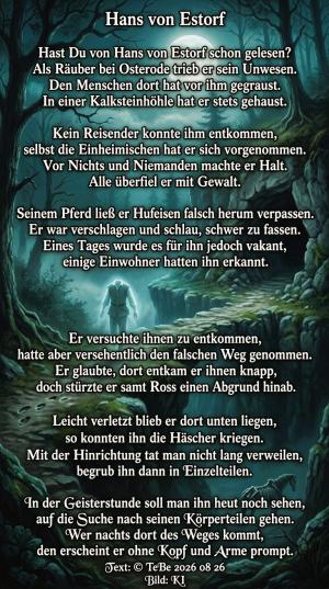 Vorschau Bildgedicht: Hans von Estorf
