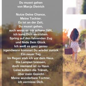 Vorschau Bildgedicht: Du musst gehen 
