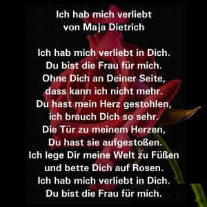 Vorschau Bildgedicht: Ich hab mich verliebt 